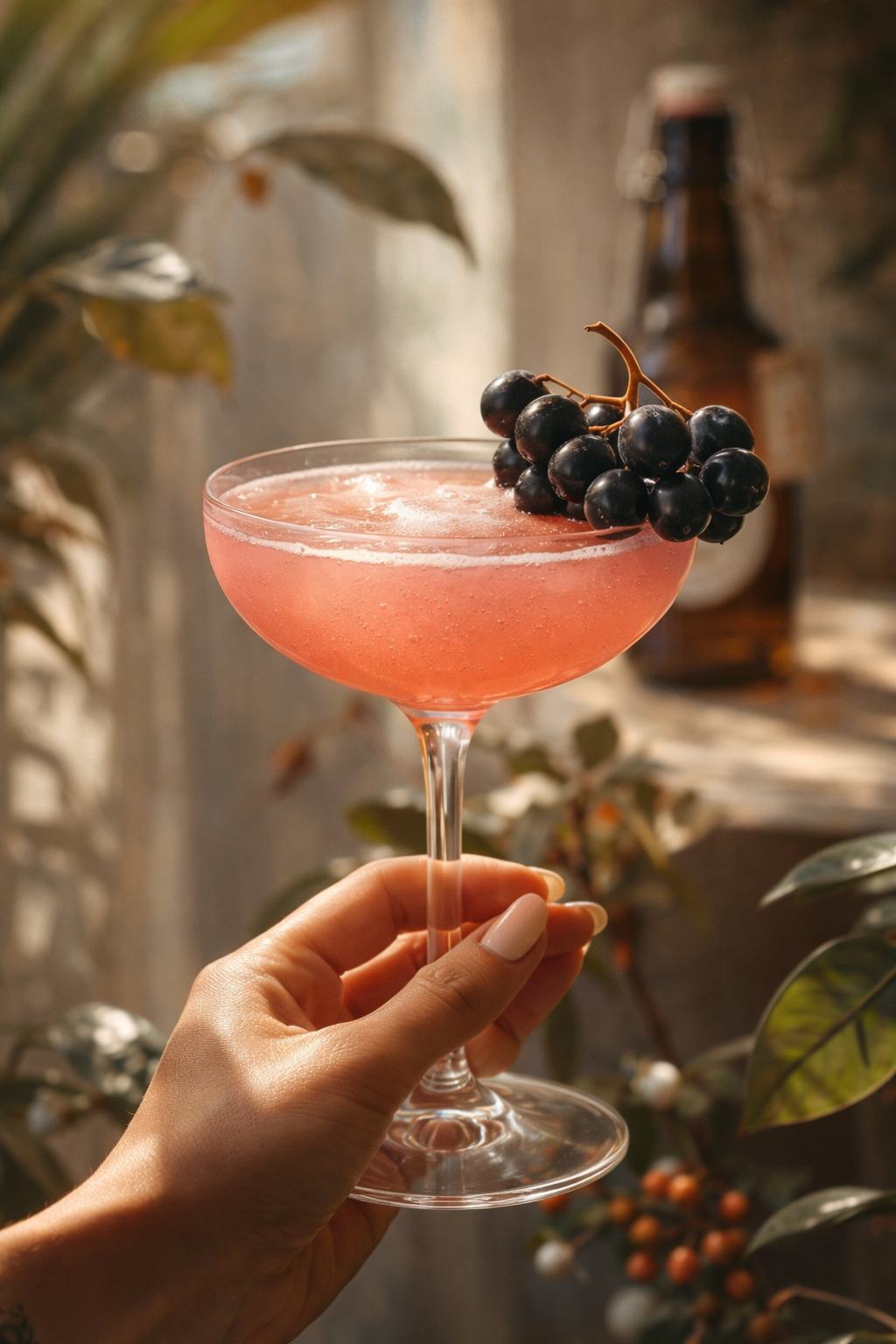 Vīnogas, Laims, Piparmētra