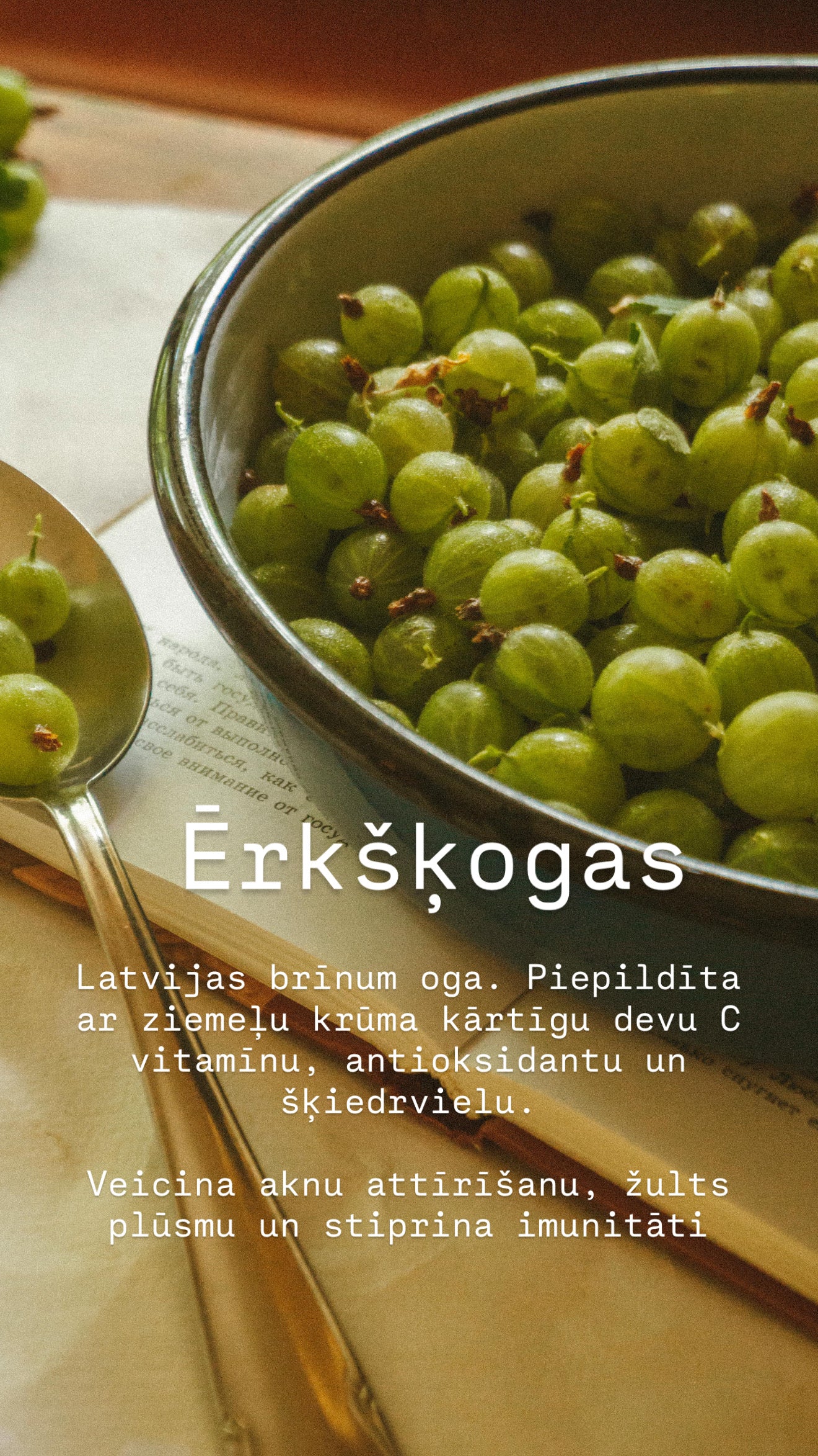 Ērkšķogas · Kadiķis